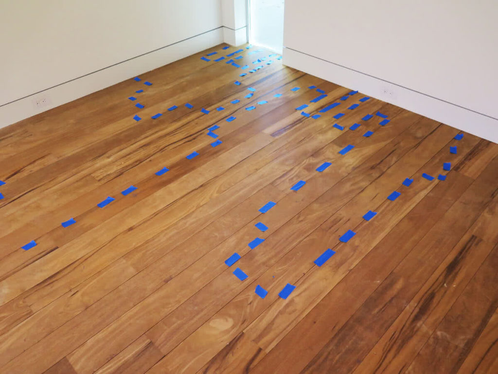 FloorScan testing for water leaks on wood floors in Austin, Texas