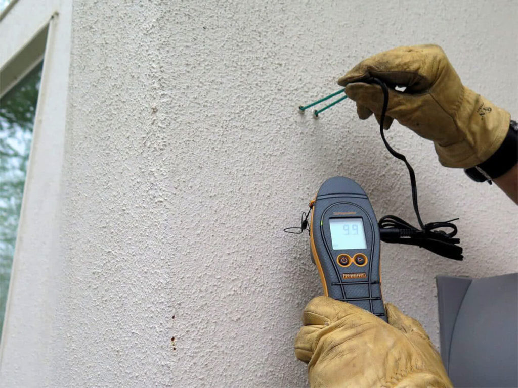 Construction consulting services include leak detection inspections.